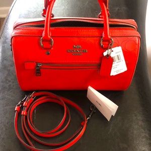 Coach Rowan Satchel In Signature Leather